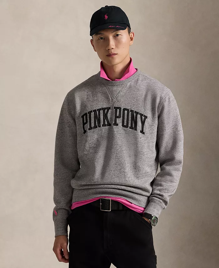 

Мужская толстовка классического кроя Polo Ralph Lauren, серый