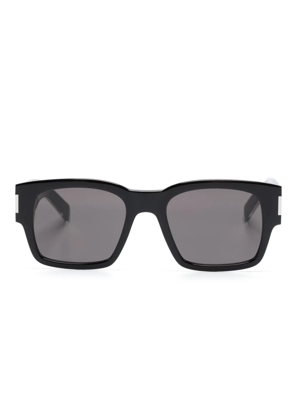 

Солнцезащитные очки в квадратной оправе с логотипом Saint Laurent Eyewear, черный