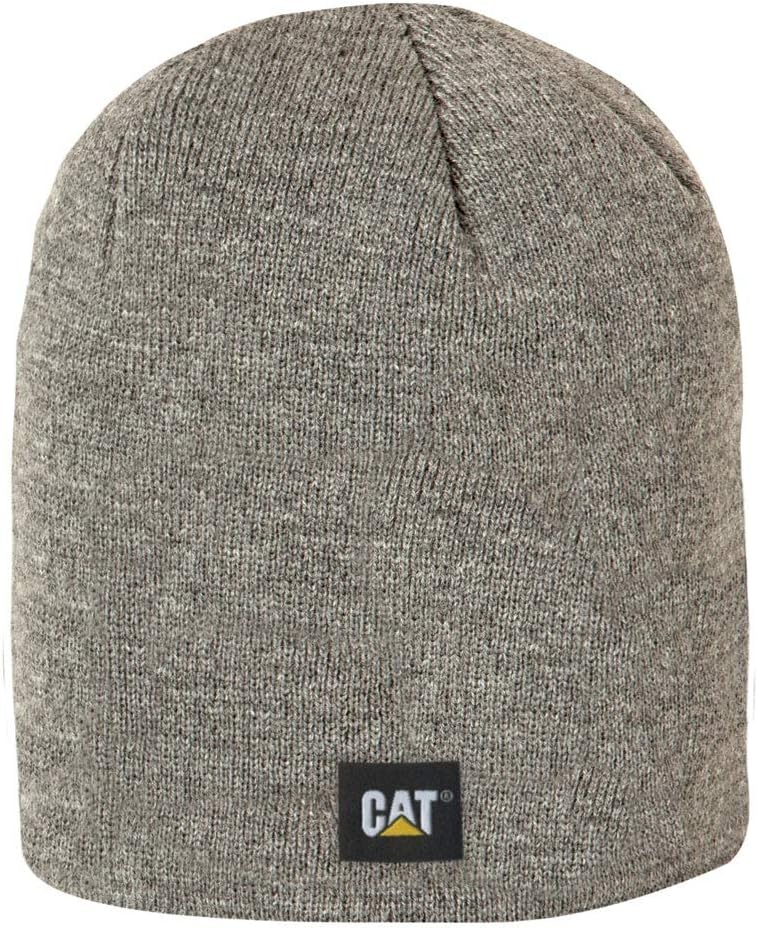 

Мужская вязаная шапка с логотипом CAT, Dark Heather Grey