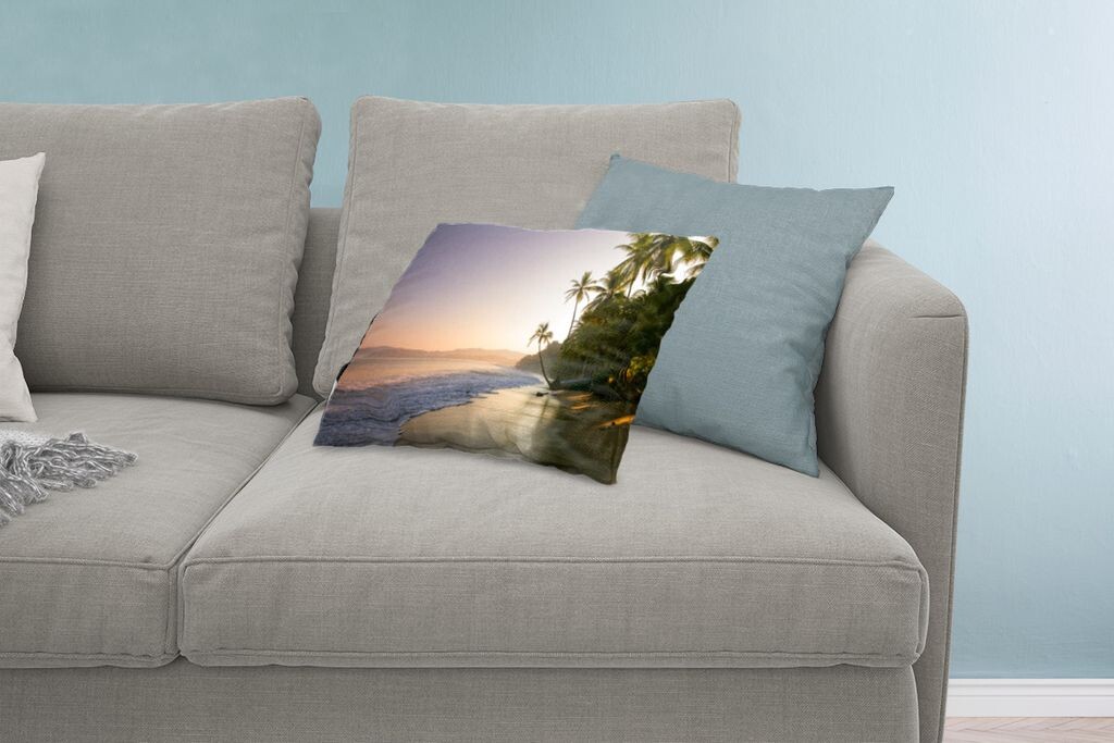 

MuchoWow Tropical Beaches - Красочное небо на тропическом пляже Коста-Рики - 60x40 см - Чехлы на подушки - Декоративные чехлы на подушки - Декоративные чехлы на подушки