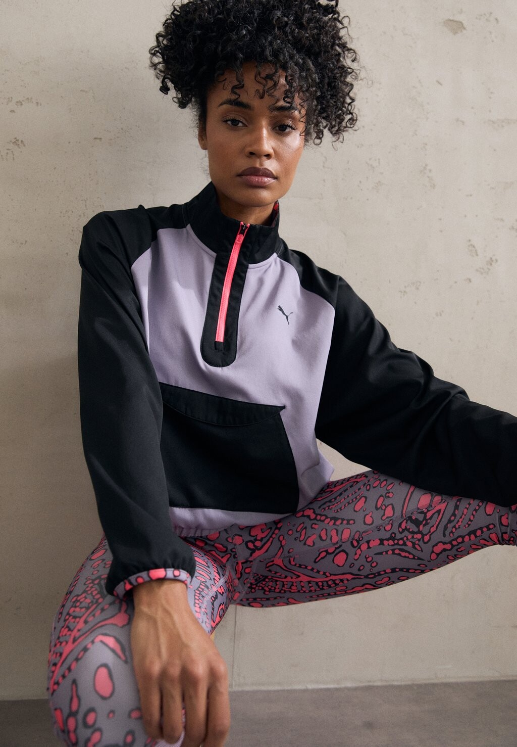

Спортивная куртка Hypernatural 1/2 Zip Puma, сирень