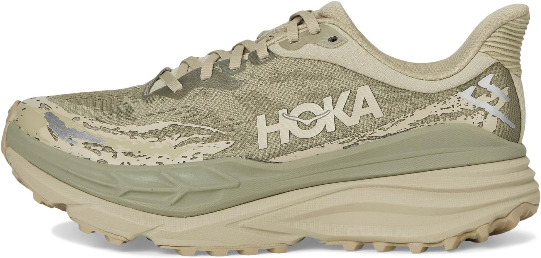 Кроссовки Hoka Stinson 7, цвет Oyster Mushroom/Wild Mushroom — фото 4