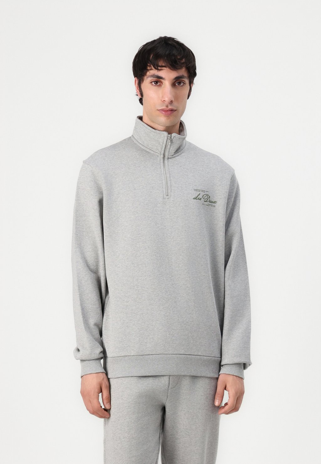 

Толстовка SCANDINAVIAN HALF-ZIP Les Deux, серый
