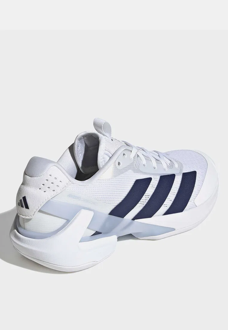 Кроссовки теннисные, Adizero Ubersonic 5, Adidas, белый/темно-синий — фото 3