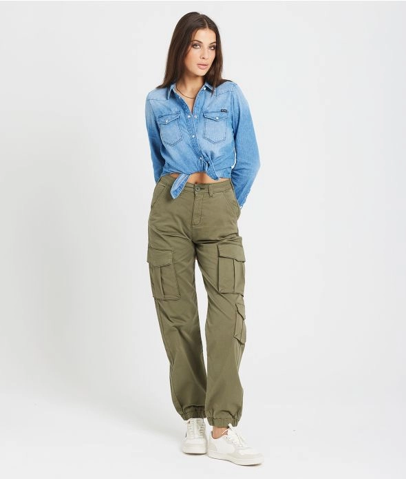 

Брюки карго Eileen Retro Jeans, хаки