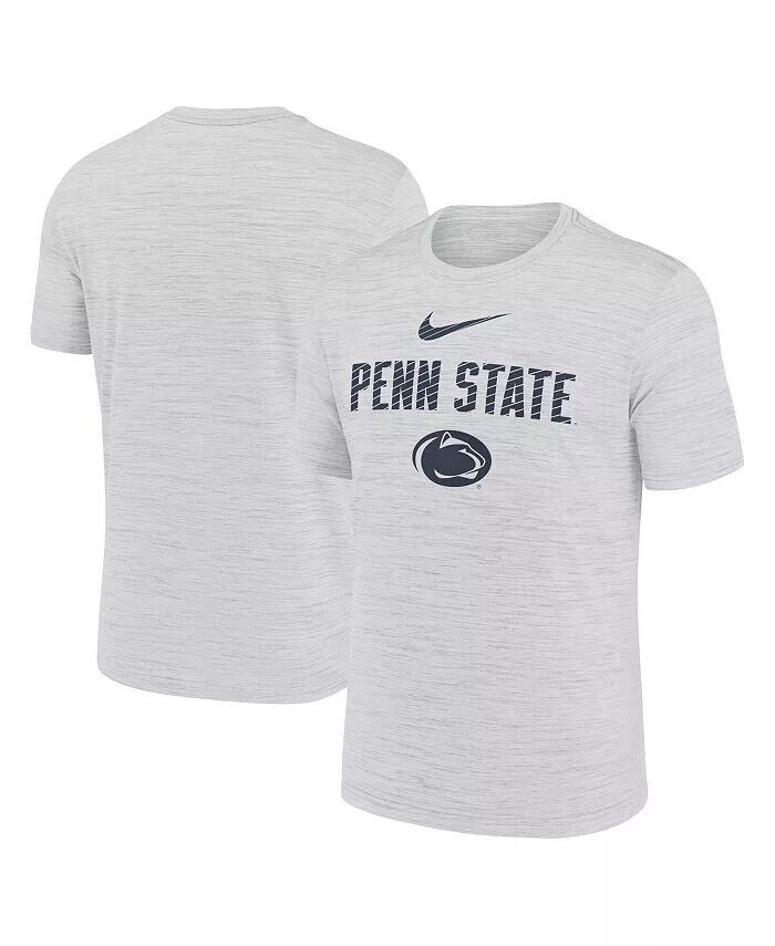 

Мужская белая футболка Penn State Nittany Lions Campus Slant Velocity Performance Nike