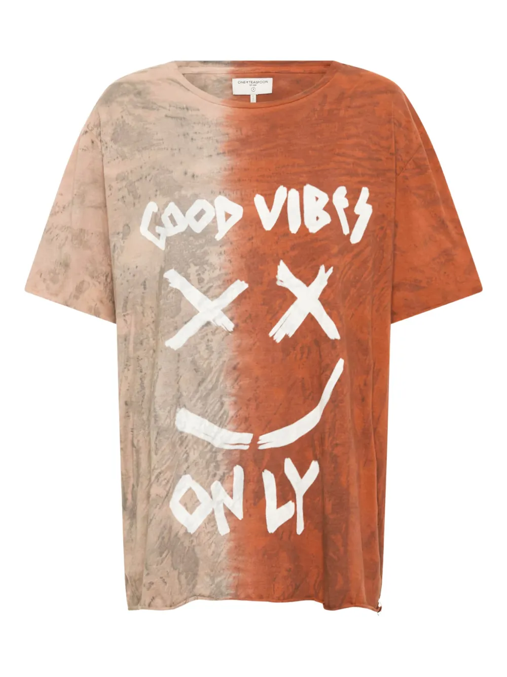 

Футболка с принтом One Teaspoon, коричневый