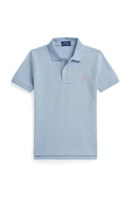 Поло хлопковое модель Polo Ralph Lauren, синий