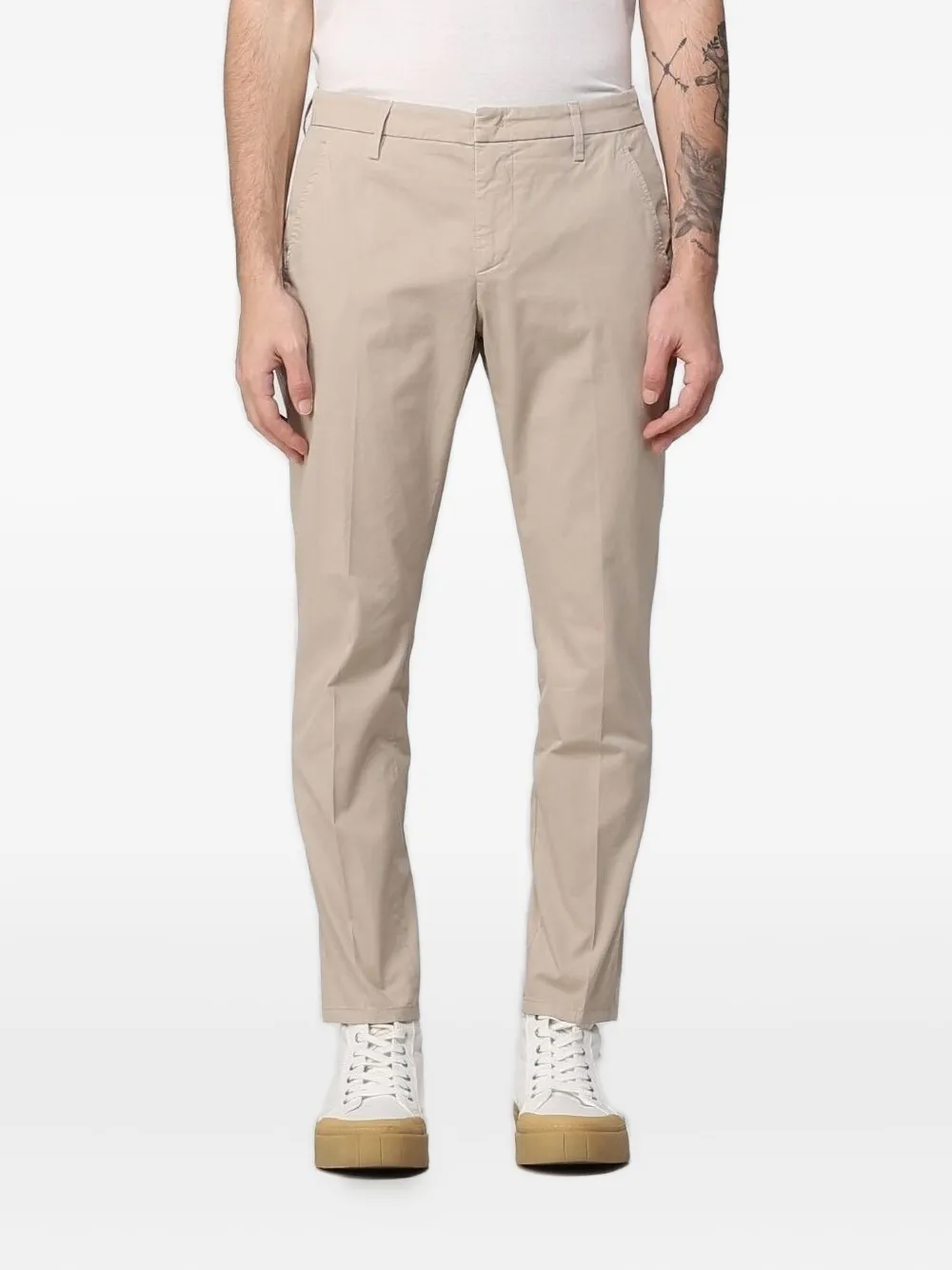 

Зауженные брюки DONDUP, нейтральный