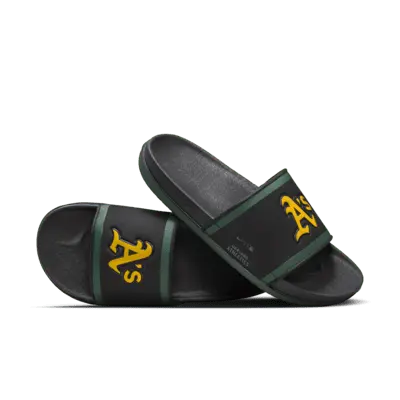 

Шлепанцы Nike Offcourt (MLB Oakland Athletics) Slide, цвет Black/Pro Green/Sundown