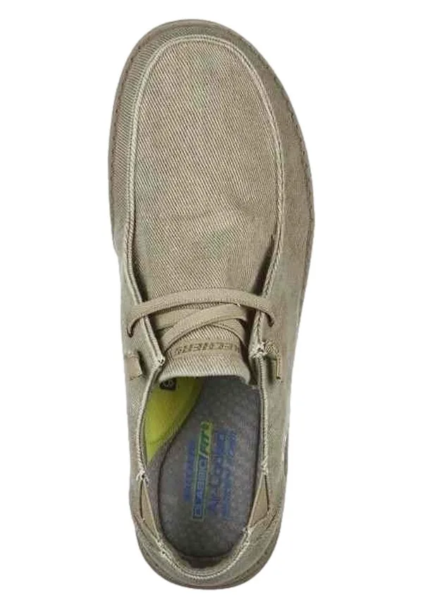 Спортивные кроссовки melson raymon на шнуровке Skechers, Beige — фото 2