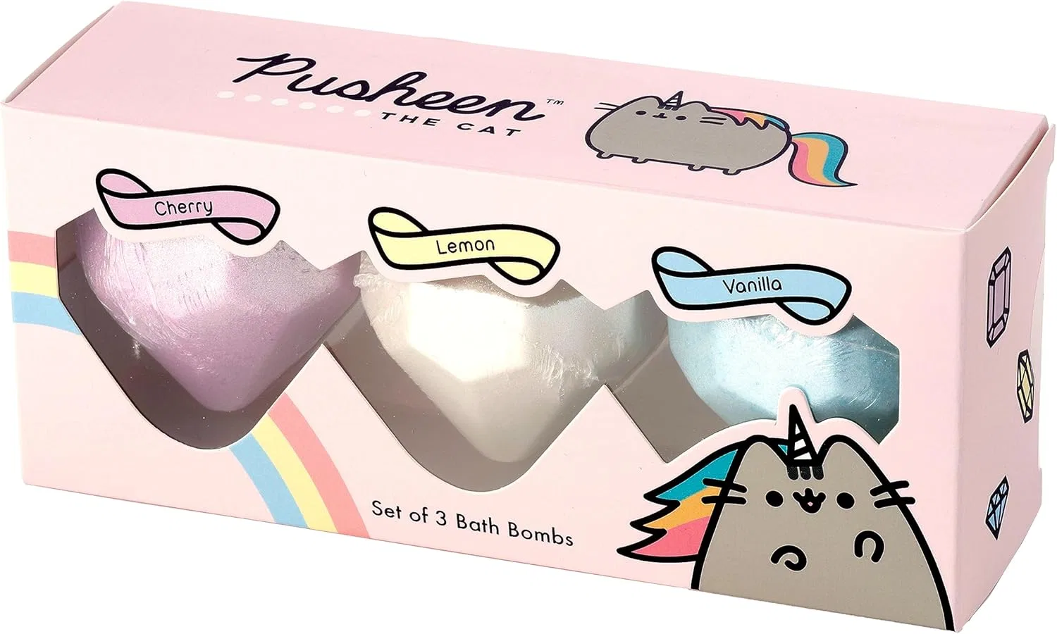 Набор бомбочек для ванны «Pusheenicorn» с ароматом кота Puckator