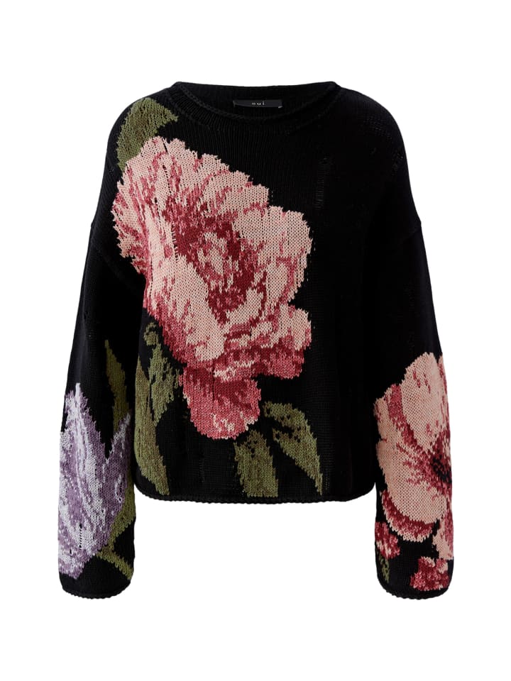 

Oui Свитер черно-красного цвета