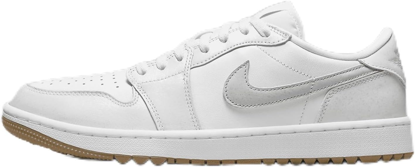 

Мужские гольф-кроссовки Nike Air Jordan 1 Low, белый/коричневый