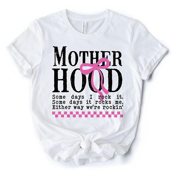 

Футболка Motherhood coquette с розовым бантом, белая в клетку для стильных мам Ornamentallyyou, Розовый, Футболка Motherhood coquette с розовым бантом, белая в клетку для стильных мам Ornamentallyyou