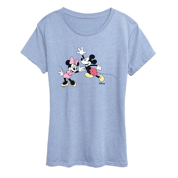 

Футболка с принтом Микки Маус и Минни Маус Disney, Heather Chambray Blue, Синий, Футболка с принтом Микки Маус и Минни Маус Disney, Heather Chambray Blue