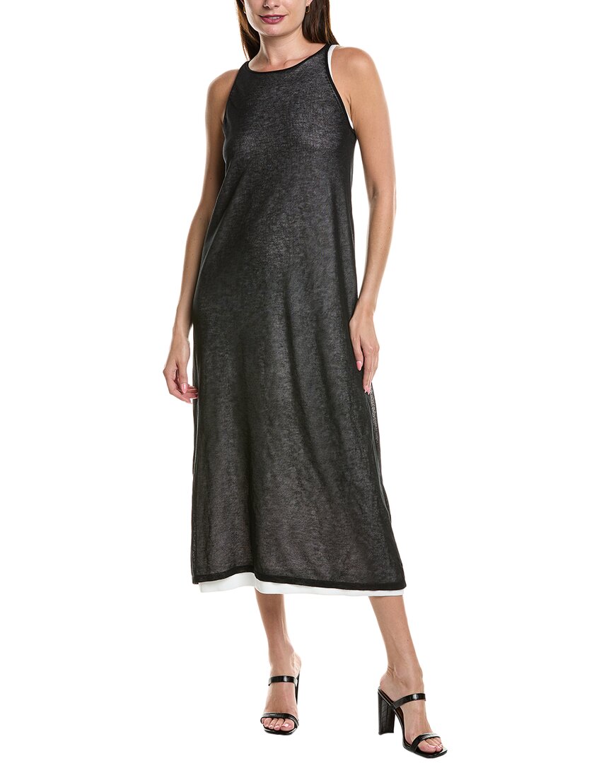 

Кеннет Коул Многослойное прозрачное макси-платье Kenneth Cole, черный
