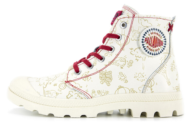 

Pampa Canvas Shoes Unisex High-top White Palladium