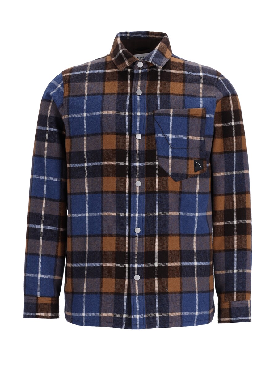 

Рубашка на пуговицах классического кроя CHASIN', коричневый