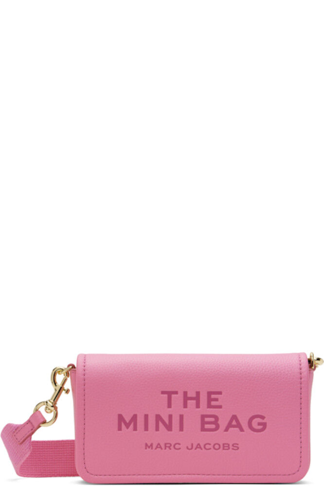 

Розовая сумка «The Leather Mini» Marc Jacobs