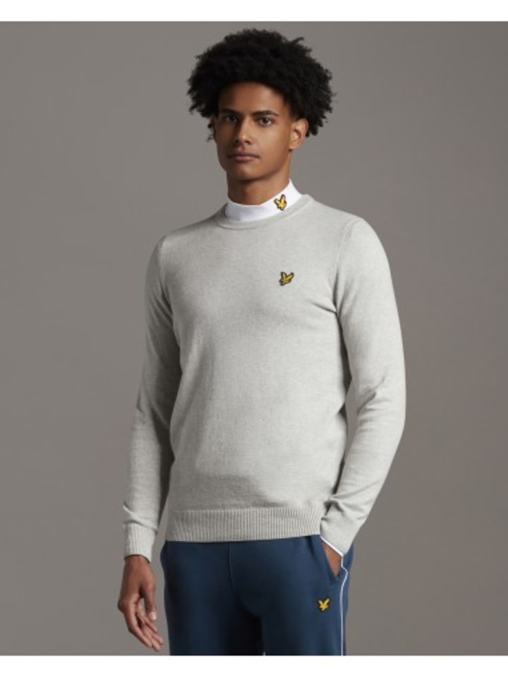 

Пуловер Lyle & Scott, серый