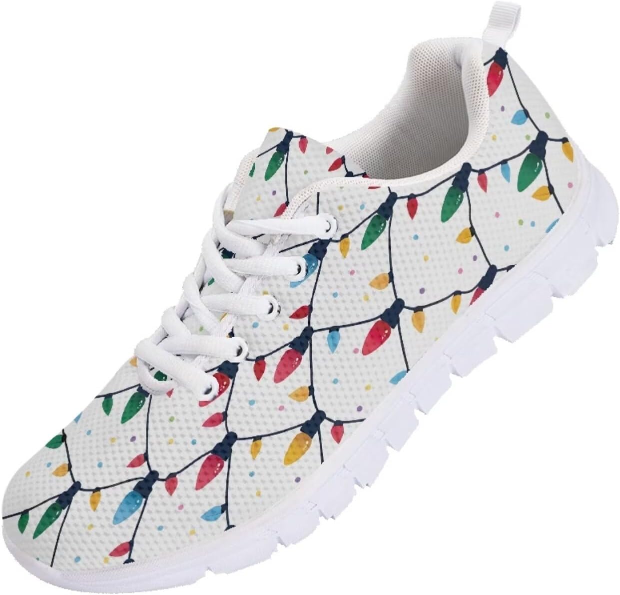 

Легкие кроссовки POLERO для женщин, повседневные дышащие сетчатые кроссовки для бега и тренировок, простые, с ярким рисунком панд, белый