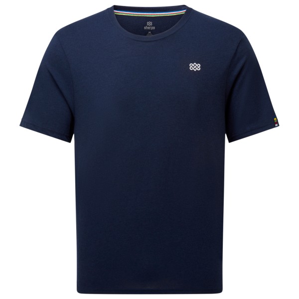 

Футболка с изображением рельефа Бали Sherpa, синий