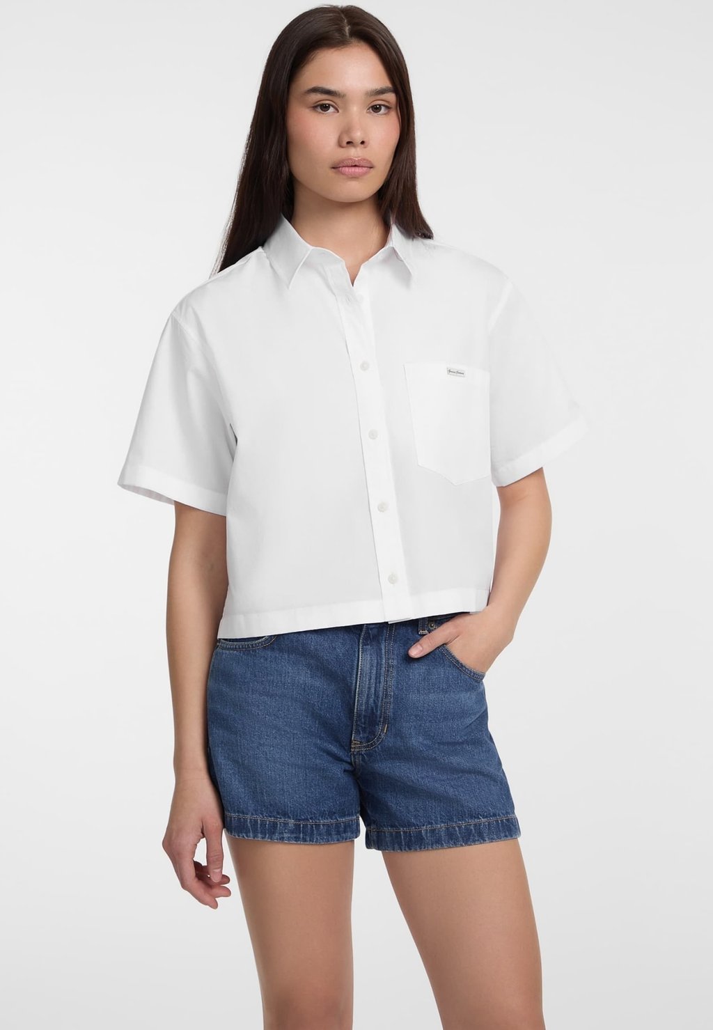 

Блузка на пуговицах Guess Jeans, белый