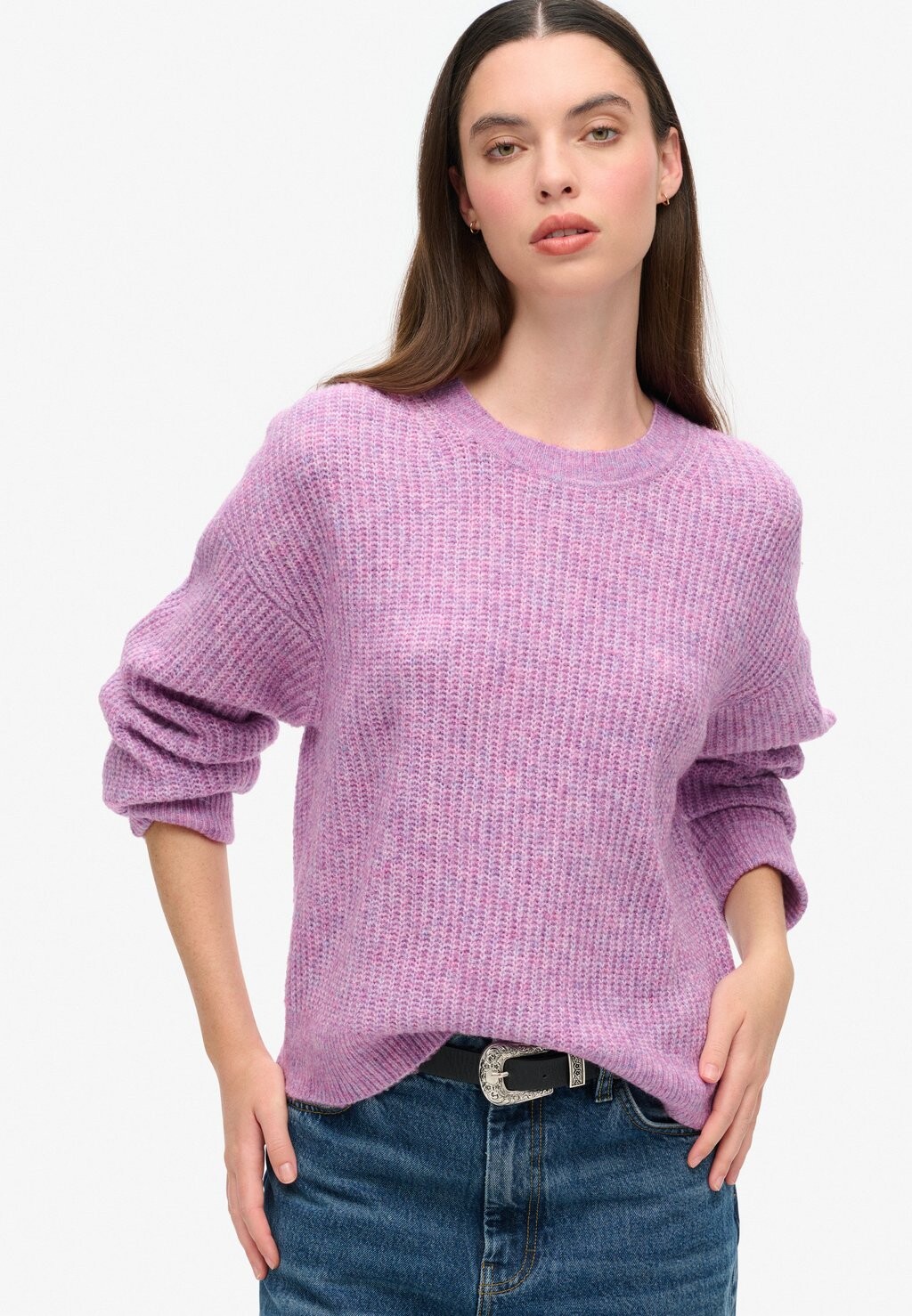 

Джемпер CREW NECK Superdry, фиолетовый