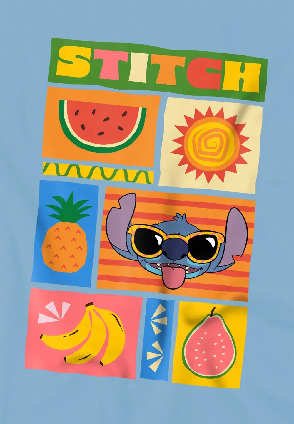 Футболка детская Lilo & Stitch Disney, нежно-голубой — фото 2