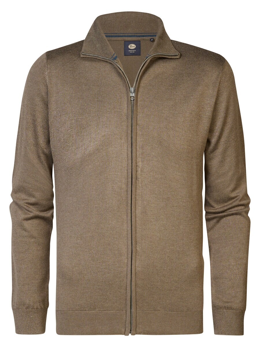 

Вязаный кардиган Petrol Industries Knit Cardigan Barrow, цвет mottled brown