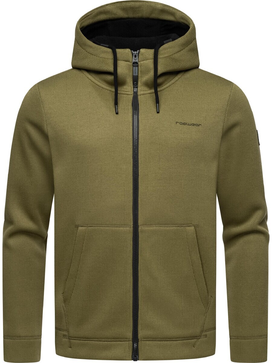 

Толстовка с капюшоном на молнии Ragwear Zip-Up Hoodie Fabian, оливковый