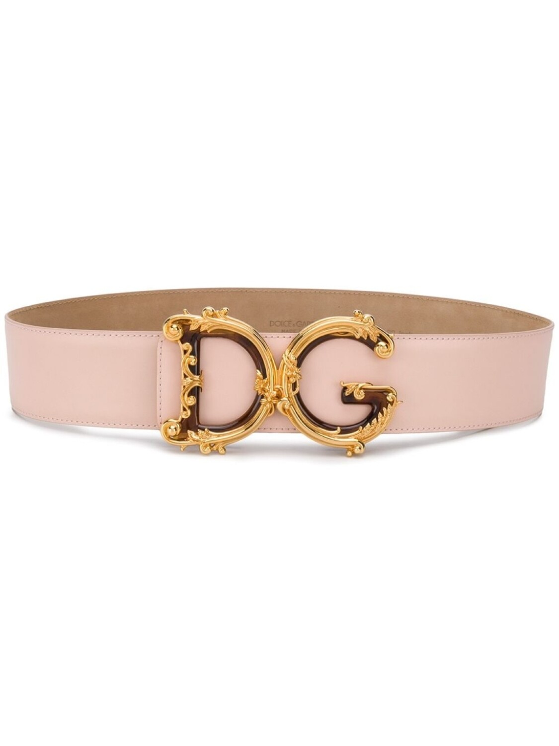 

Dolce & Gabbana ремень с пряжкой DG, розовый