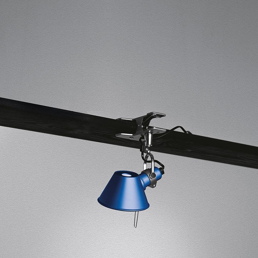 

Настенный светильник Tolomeo Micro с синим зажимом ARTEMIDE, синий