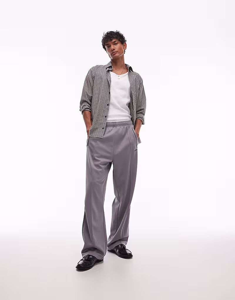 

Брюки Carhartt WIP benford серого цвета