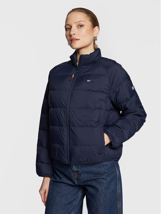 

Пуховик стандартного кроя Tommy Jeans, синий