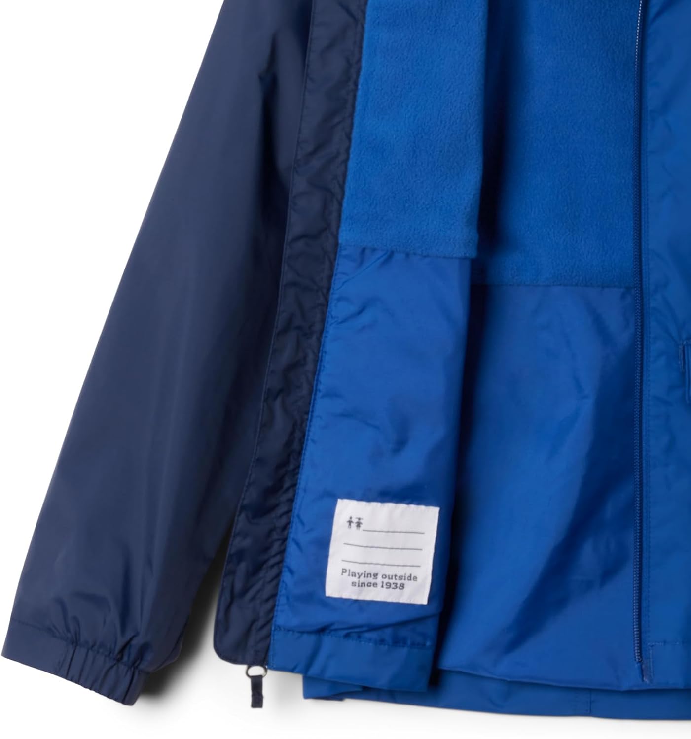 Куртка Columbia baby-boys Rain-zilla II, Collegiate Navy/Mountain Blue — фото 3