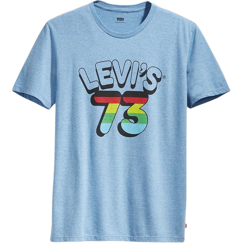 

Футболка мужская синяя Levis
