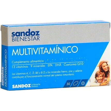 

Мультивитамины Sandoz Bienestar 30 капсул