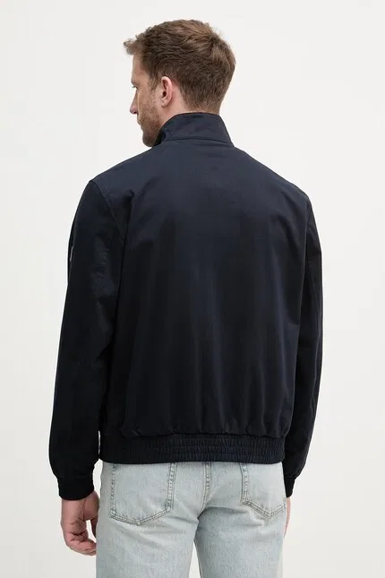 Куртка Harrington хлопок Tommy Hilfiger, синий — фото 3