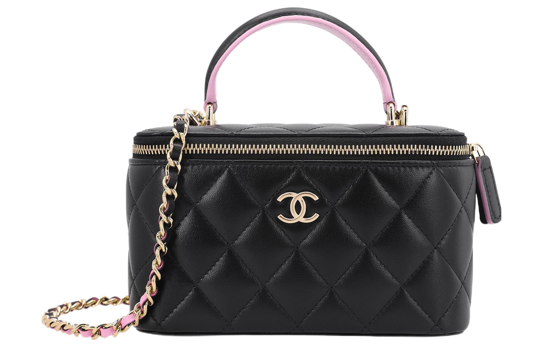 

Chanel Косметичка из овчины, дамская сумочка, сумка через плечо, женская сумка-кроссбоди, черная