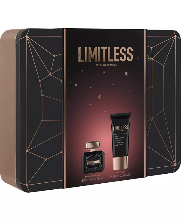 Подарочный набор Limitless 50 мл туалетная вода и 75 мл лосьон для тела 2024 Jennifer Lopez, pink overflow — фото 2