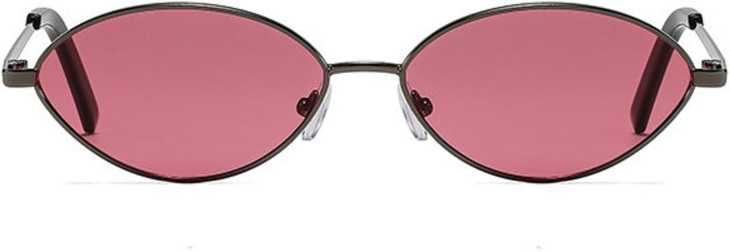 

Willochra Модные солнцезащитные очки в форме многоугольника и ромба для женщин, в стиле ретро, ​​панк, трендовые для мужчин, металлические, «кошачий глаз», солнцезащитные очки UV400, C10