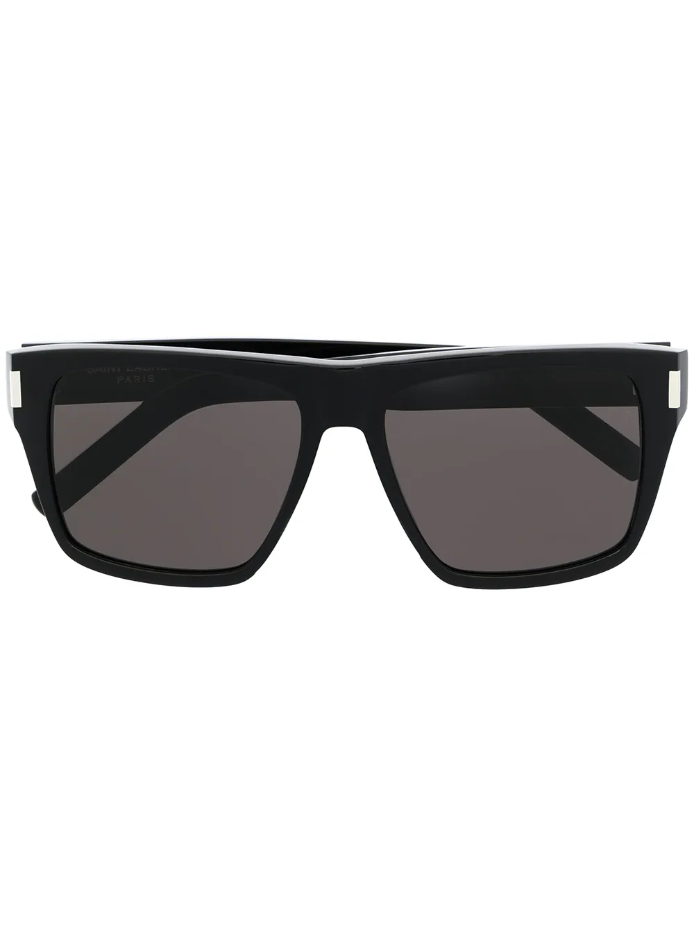 

Солнцезащитные очки в квадратной оправе Saint Laurent Eyewear, черный
