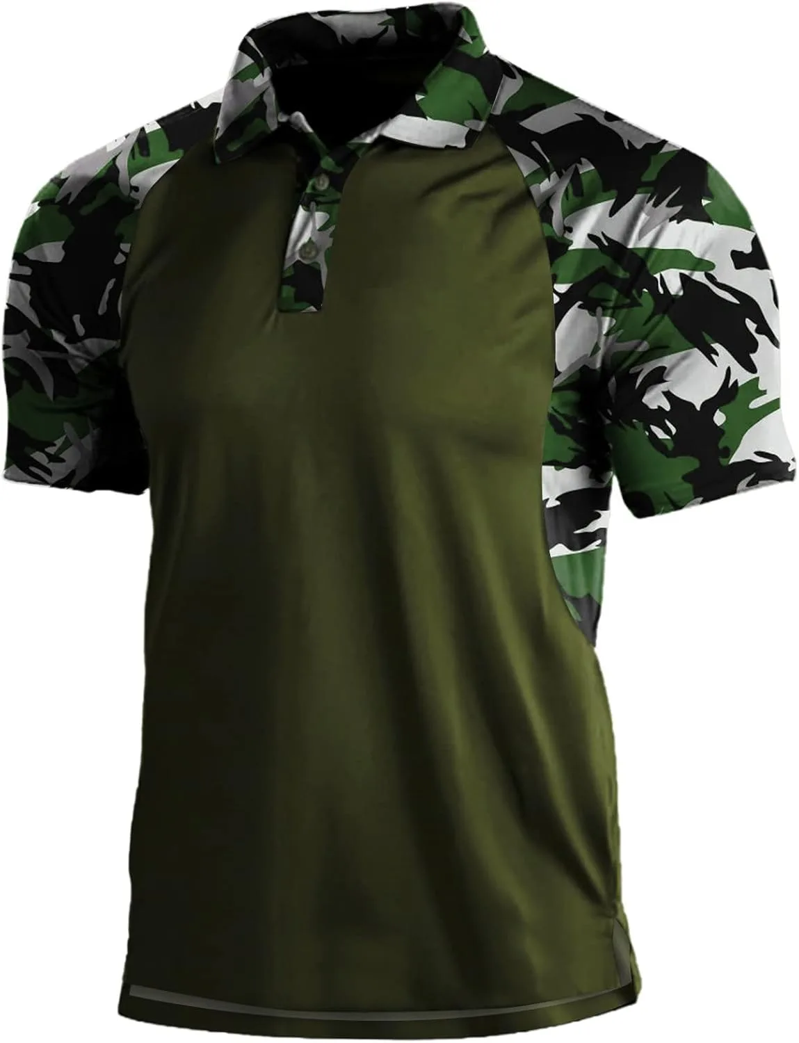 

Мужская поло с коротким рукавом Camouflage, Slim Fit