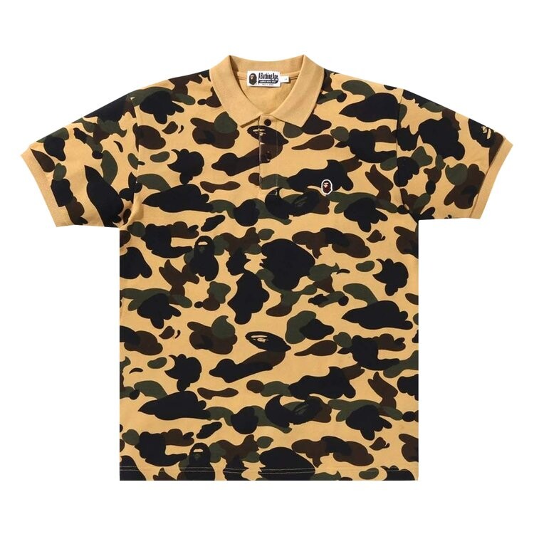 

Поло BAPE 1st Camo One Point 'Yellow', желтый