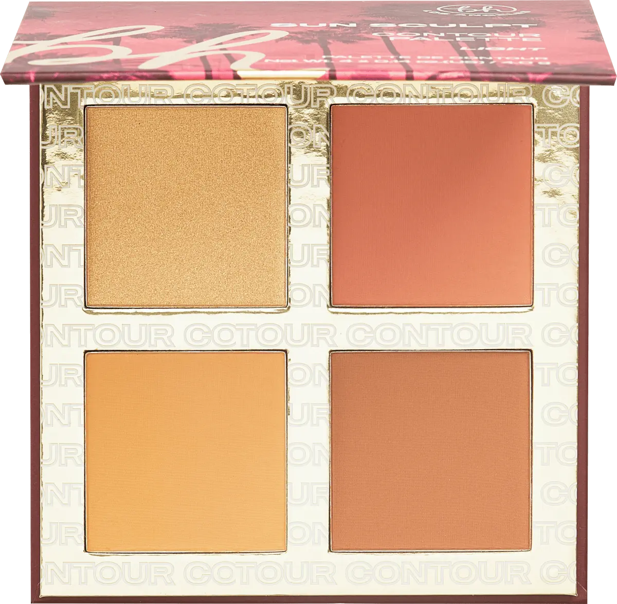 

Контурная палетка Sun Sculpt Quad Light 16 г bh cosmetics