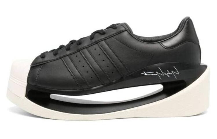 Кроссовки Adidas Y-3 Gendo Superstar Black Cream White, черный/белый