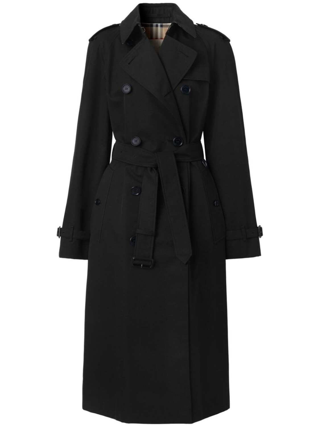 

Burberry тренч The Long Waterloo Heritage, черный