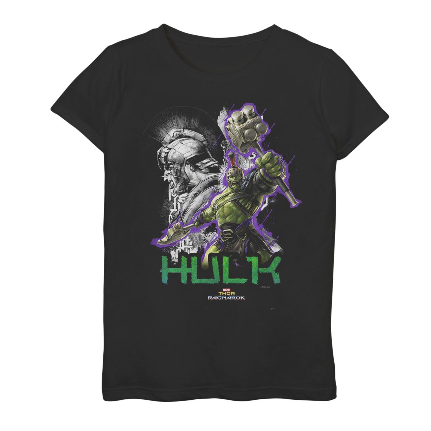 

Футболка с рисунком «Marvel Thor Ragnarok Gladiator Hulk» для девочек 7–16 лет с профилем Pounce Marvel